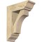 Ekena Millwork Westlake Traditional Rough Sawn Bracket w/ Offset Brace, Douglas Fir, 6"W x 16"D x 20"H BKT0604X16X20WTL01RDF - alternate 1
